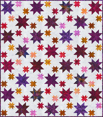 Free Twinkle Quilt Pattern - Beginner-Friendly Star Quilt with Flying Geese by Elise Lea