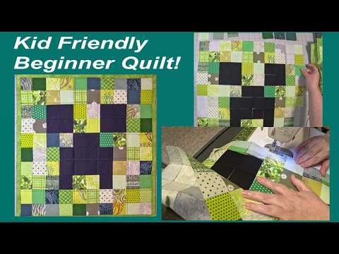 An Easy Beginner Patchwork Project Perfect for Kids with Gettin' Stitchy by Steffanie