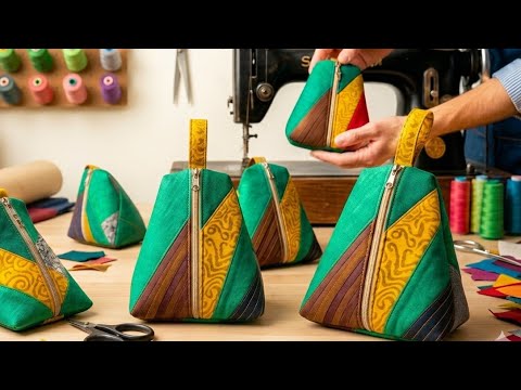 A Beginner-Friendly Recycled Fabric Patchwork Tutorial with patchwork crafts