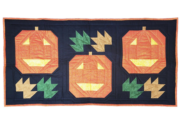 Jack-O-Lantern Runner - FREE PATTERN