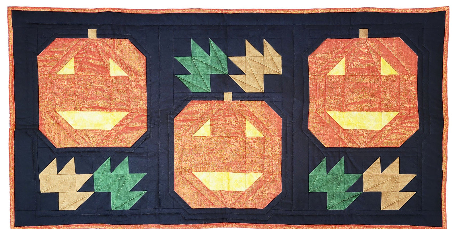Jack-O-Lantern Runner - FREE PATTERN