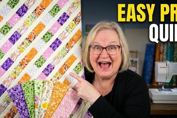 Meadowland pre-cut quilt kit tutorial with Yvonne