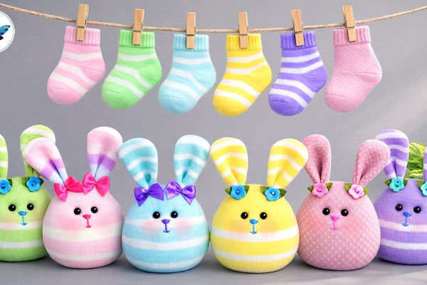 DIY Easter Bunny Made From a Sock