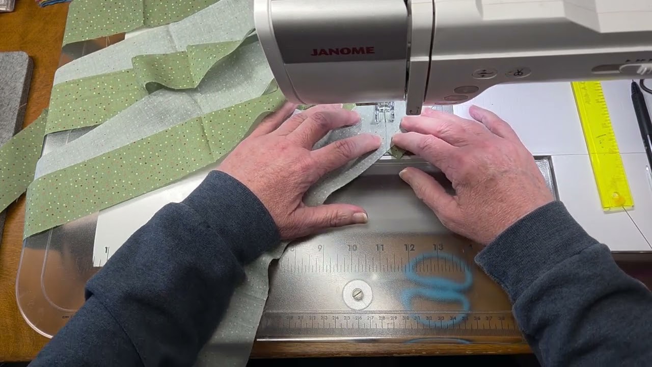 Perfect straight quilt binding with no bulky seams