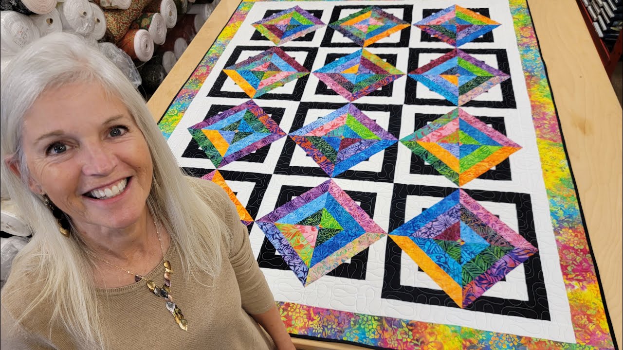 Donna's From Jordan Fabrics New FREE "Diamond Pops" Quilt Pattern