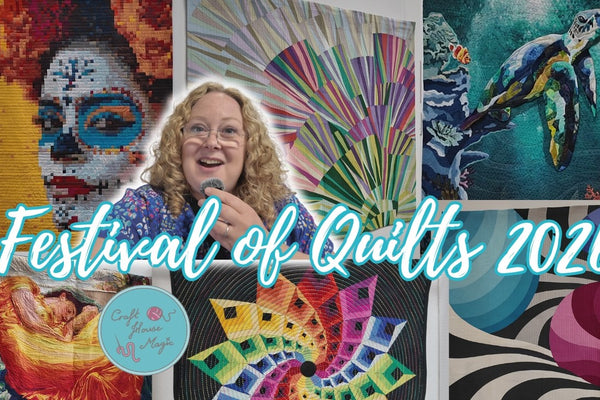 Quilt displays at the Festival of Quilts 2026