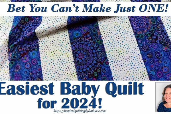 Easiest Baby Quilt for 2024| Lea Louise Quilts Tutorial