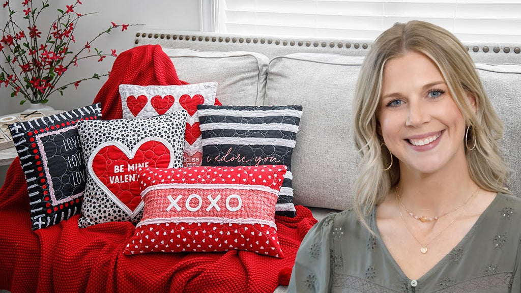 How to Make an XOXO Pillow Panel with Misty From Missouri Star (Instructional Video)