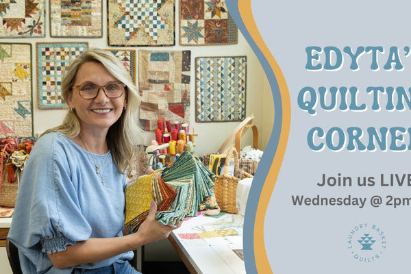 Edyta's Quilting Corner - FREE Quilting Tutorial - Little House Quilt