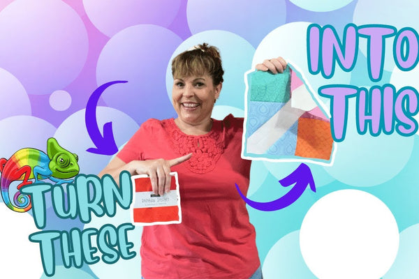 Creating Stunning Quilts with Charm Square Packs and White Fabric