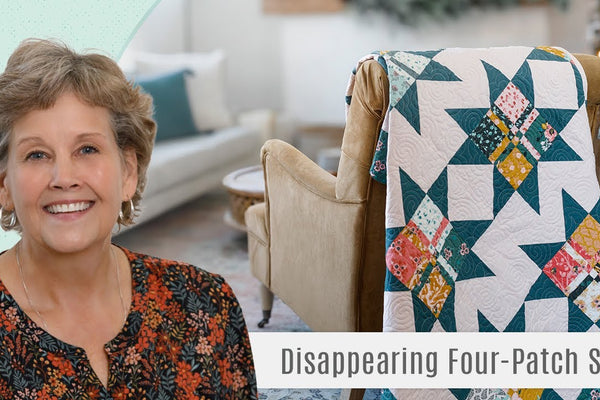 How to Make a Disappearing Four Patch Star Quilt - Free Quilting Tutorial - Missouri Star Quilt