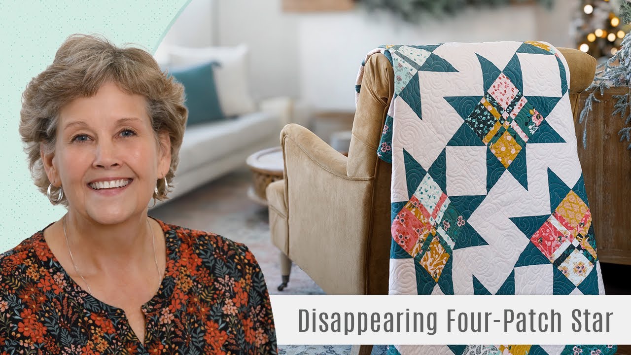 How to Make a Disappearing Four Patch Star Quilt - Free Quilting Tutorial - Missouri Star Quilt
