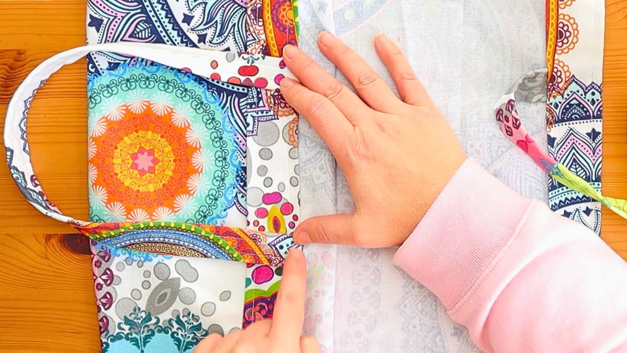 Let's turn a piece of old fabric into a beautiful shopping bag
