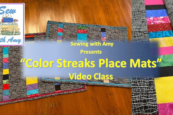 How To Make a Color Streak Place Mats