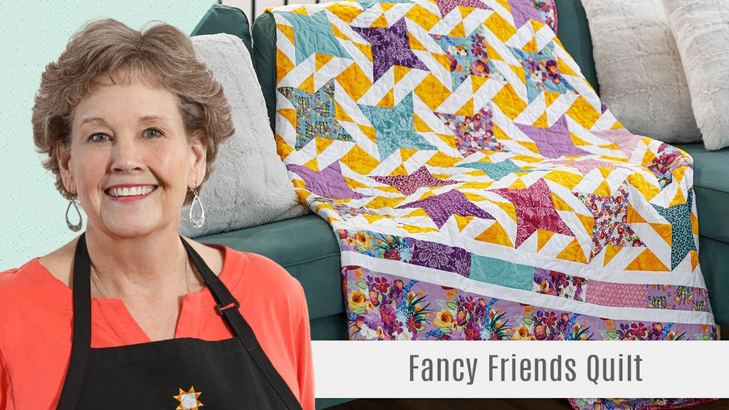 Creating Fancy Friends: A Charming Friendship Star Quilt Tutorial by Jenny Doan
