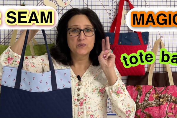 How To Make A 2/Two Seam Tote Bag With Tracy From  The Sewing Channel