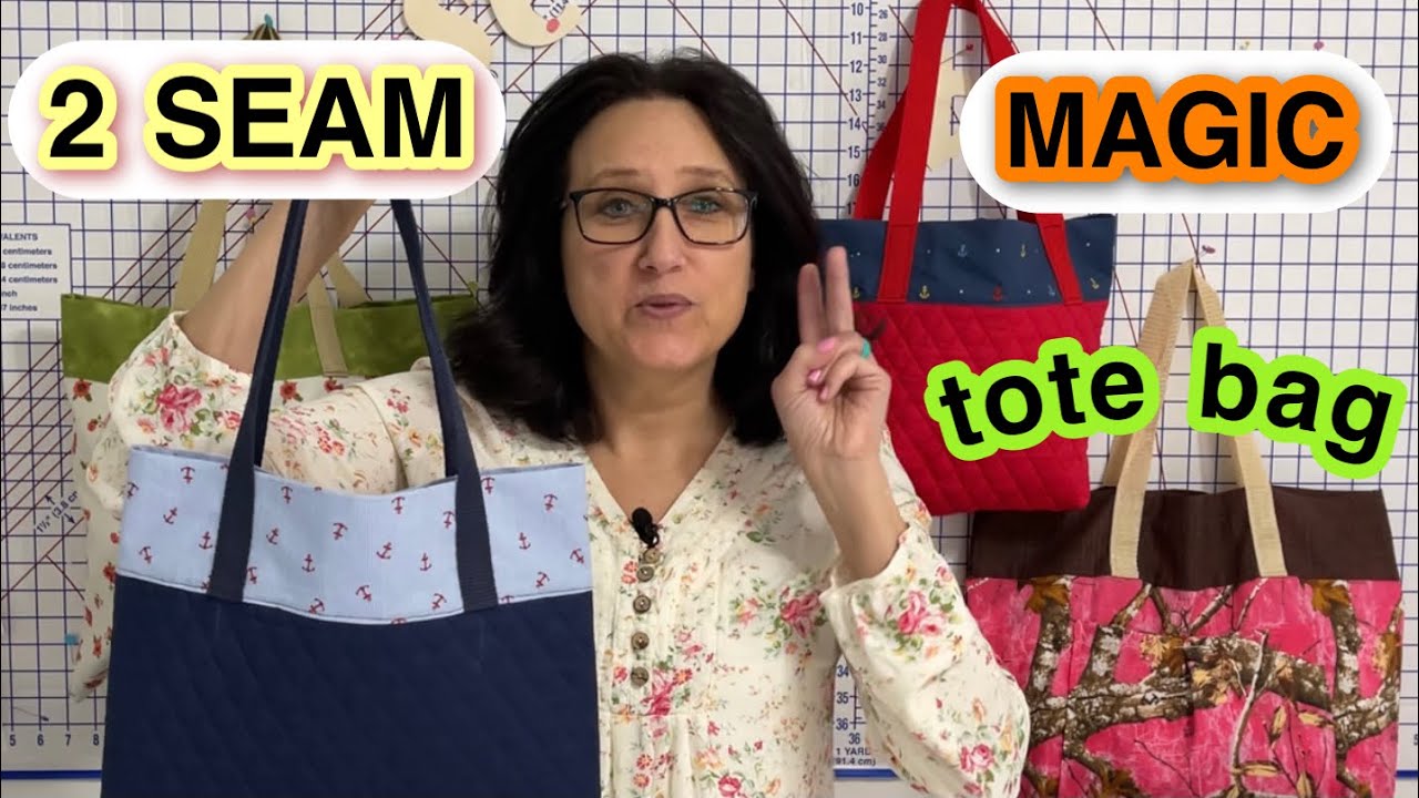 How To Make A 2/Two Seam Tote Bag With Tracy From  The Sewing Channel