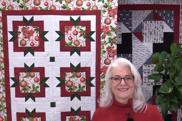 A Four Fabric Quilt  By Laura From SewVeryEasy