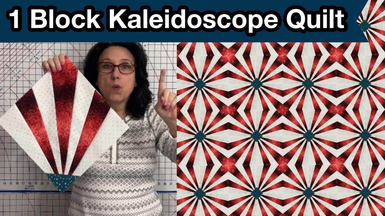 💥 KALEIDOSCOPE Quilt Block Tutorial By Tracy (The Sewing Channel)