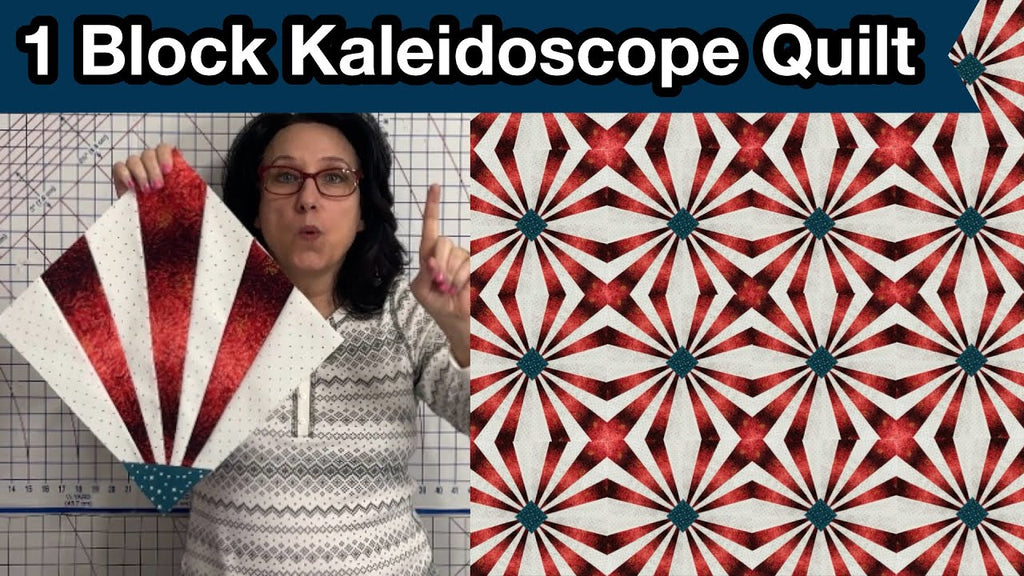 💥 KALEIDOSCOPE Quilt Block Tutorial By Tracy (The Sewing Channel)