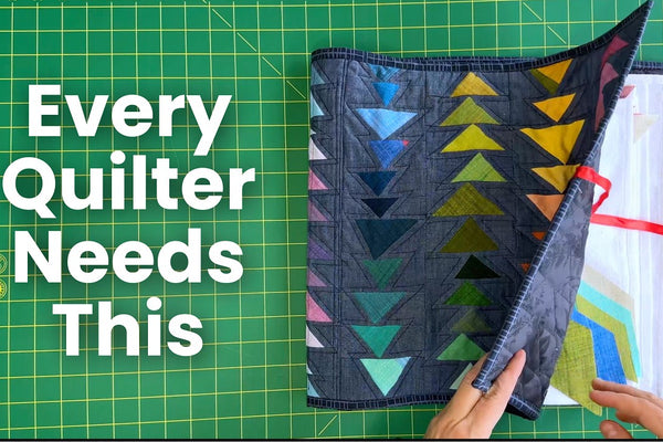 I made this from scraps to organize my quilt blocks, video by Jamie Bright
