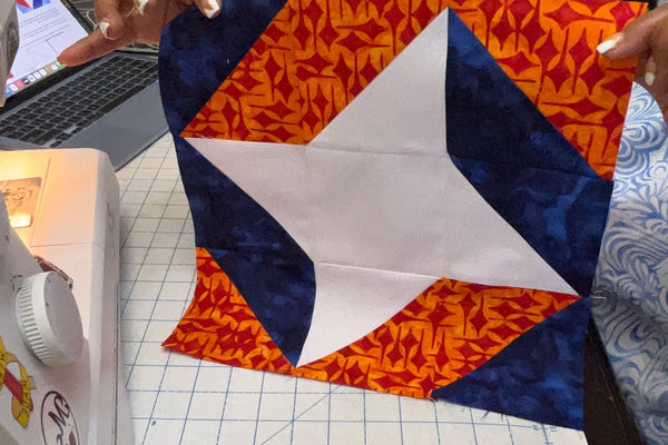 How to Make the Ribbon Quilt Block