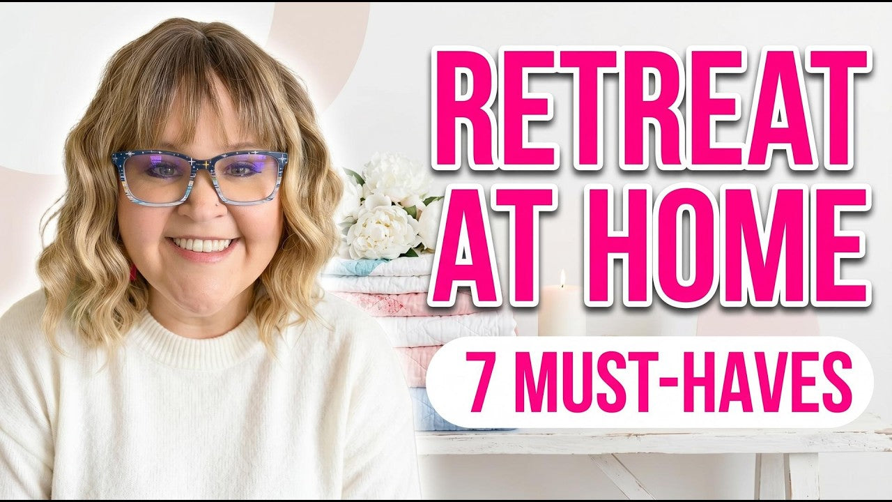 Cosy ideas to make a quilting day at home feel like a retreat