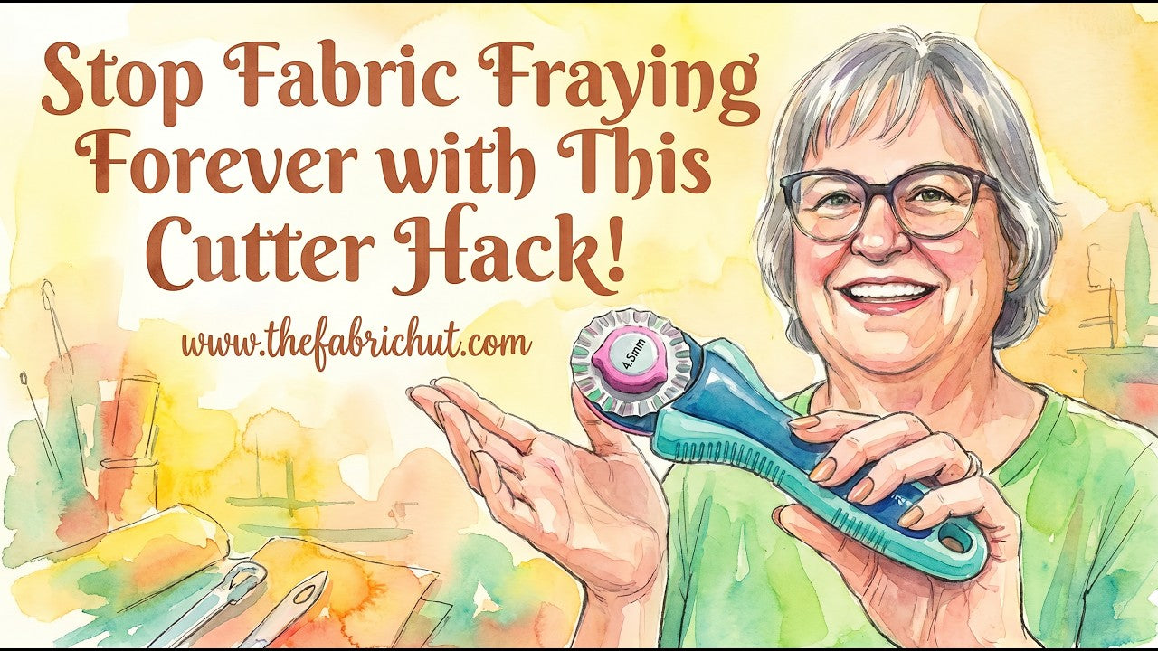 Stop Fabric Fraying with Our New Pinking Rotary Blades