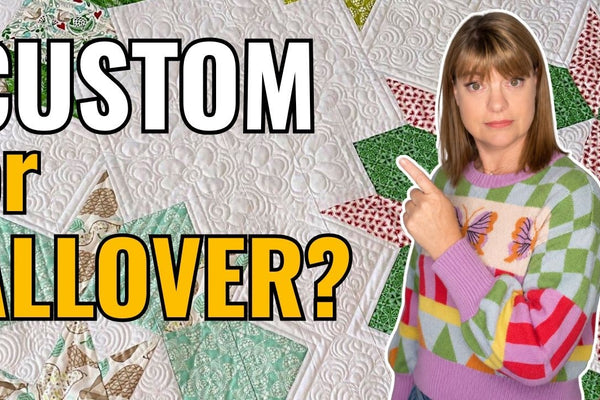 Choosing how much quilting a finished top needs