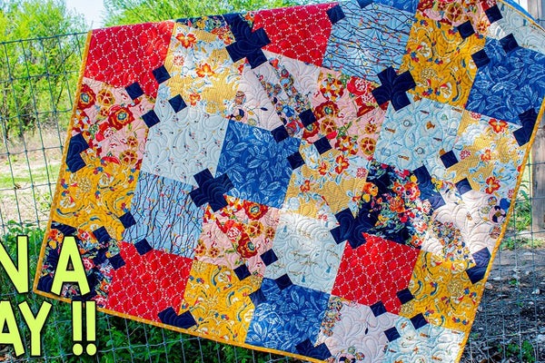 A Disappearing Quilt Pattern that is Easier than it Seams