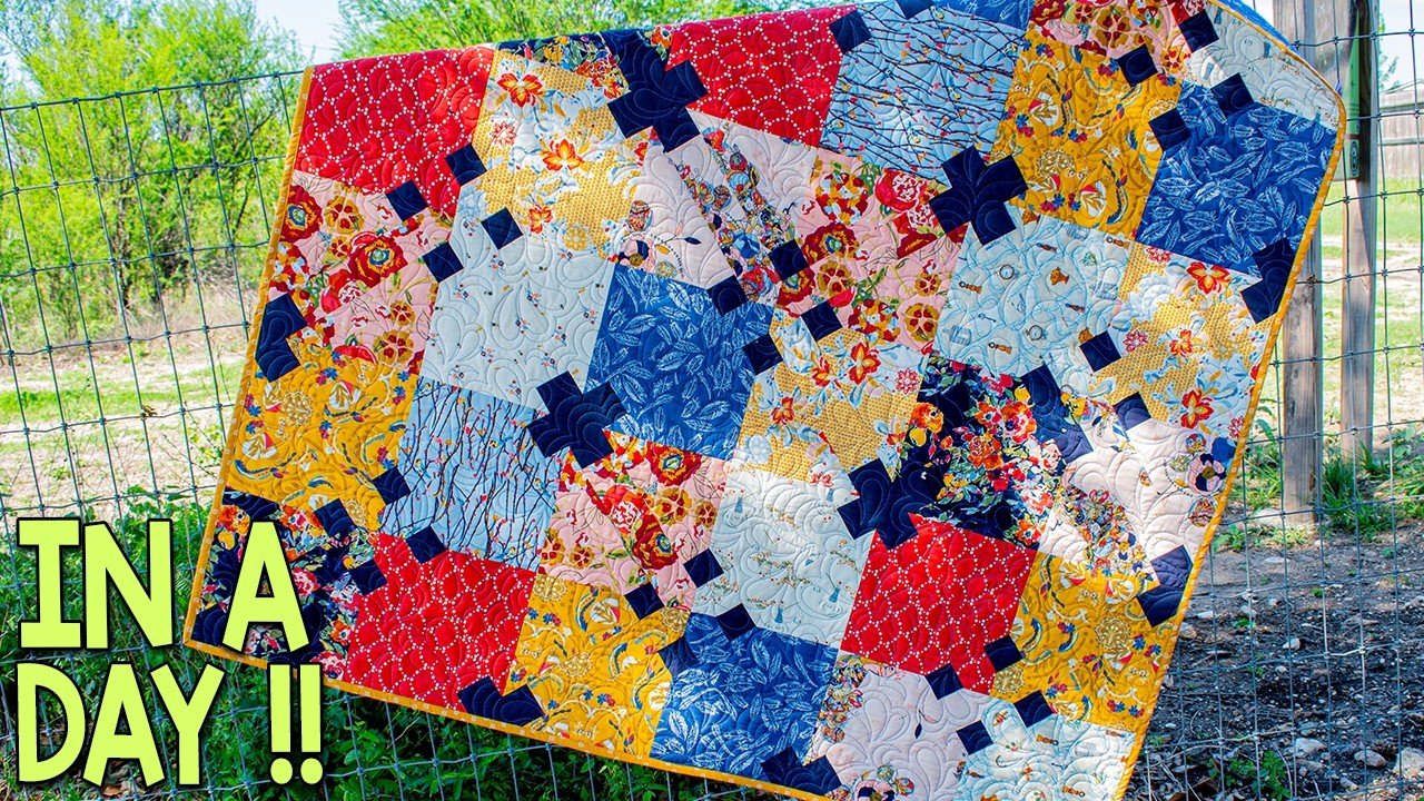A Disappearing Quilt Pattern that is Easier than it Seams