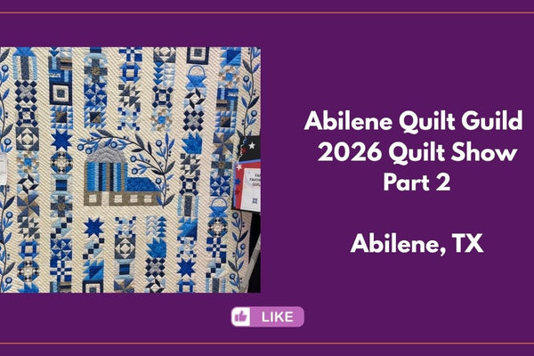 Quilts on display at the Abilene Quilt Show 2026