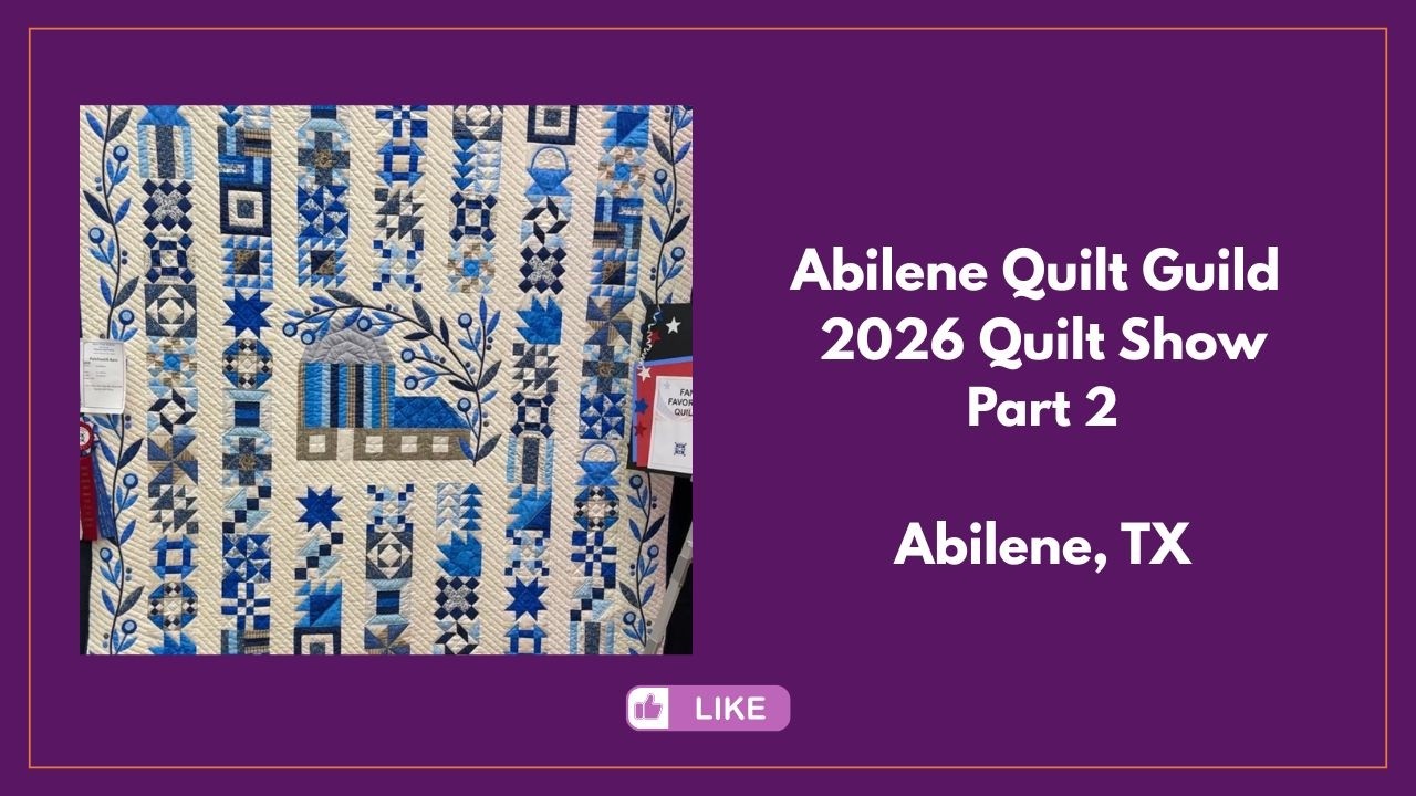 Quilts on display at the Abilene Quilt Show 2026