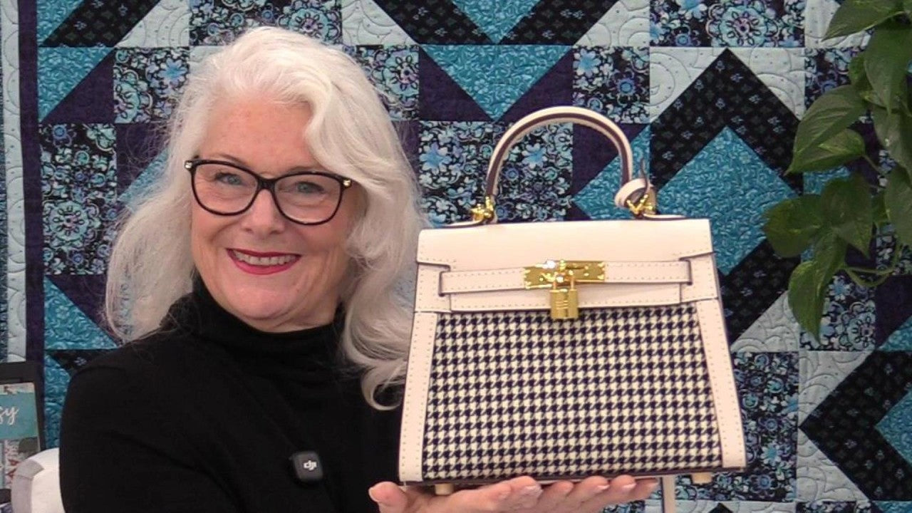 Kelly Inspired Leather Bag DIY Sewing Project