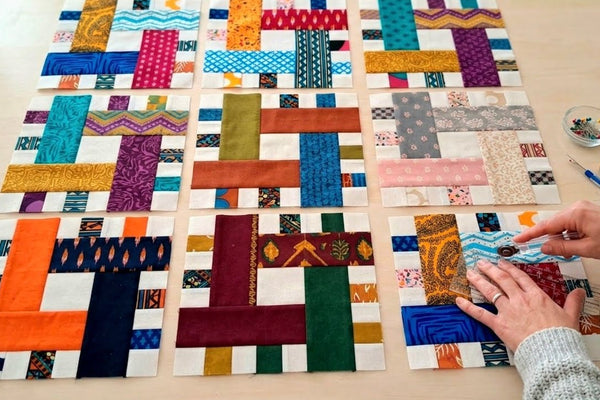 Scrap Friendly Quilt Pattern From Leftover Fabrics