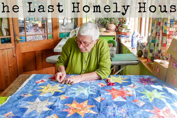 A New Wonky Star Quilt with Indigo Scraps