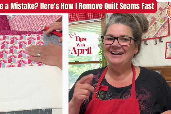 The Fastest, Gentlest Way to Unpick a Quilt Seam
