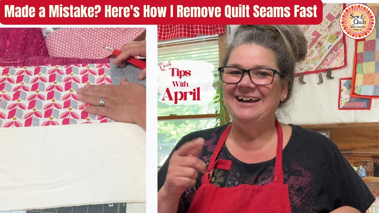 The Fastest, Gentlest Way to Unpick a Quilt Seam
