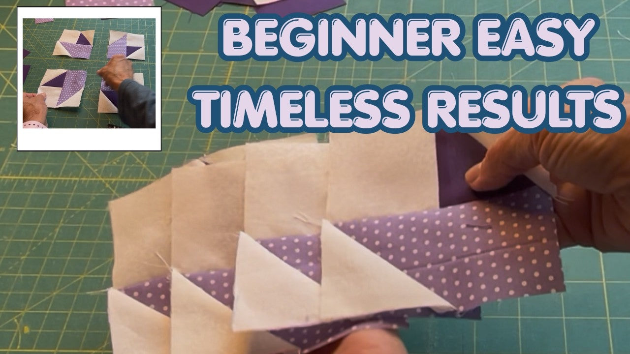 A Beginner-Friendly Strip-Piecing Block with Sweet Country Living In Michigan