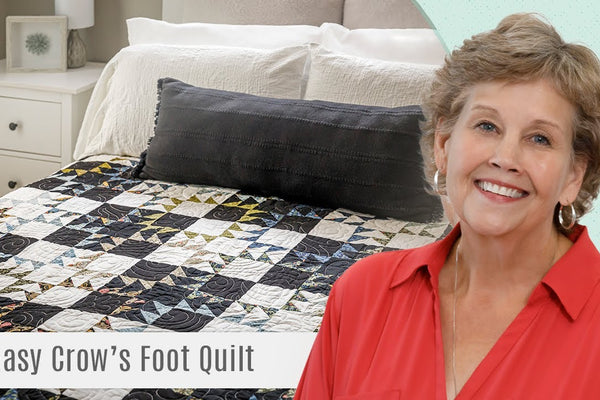 Creating a Stunning Crow's Foot Quilt: A Tutorial by Jenny Doan