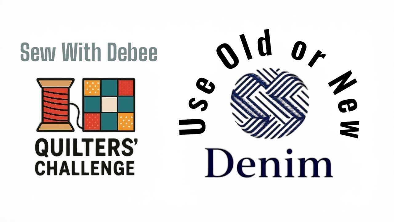 A Denim Quilters' Challenge with Scrappy Quilts With Debee