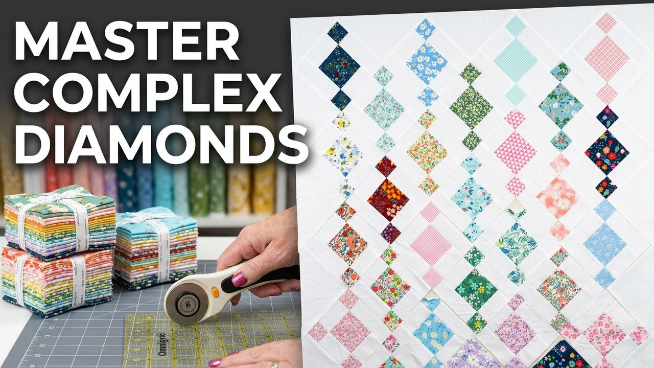 Coordinating fabric collections for the Chandelier quilt