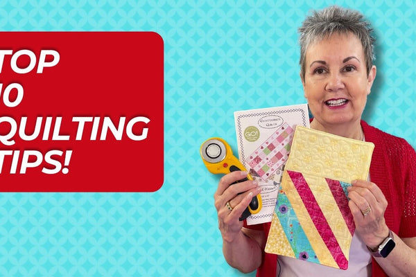 10 things I wish I'd known before I started quilting, video by Chatterbox Quilts