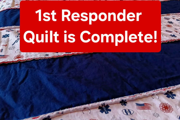 A rag quilt fringe formed by the cut seam allowances