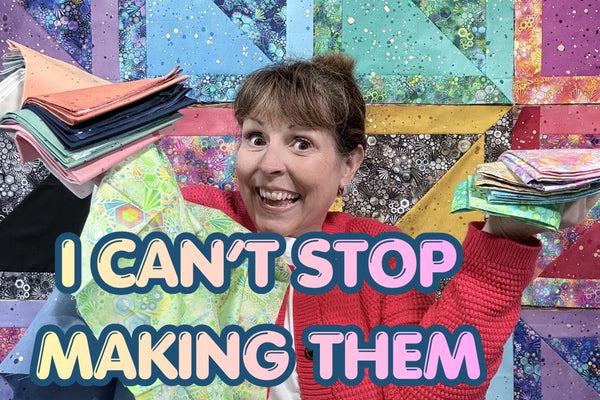 A magical fat quarter quilt block