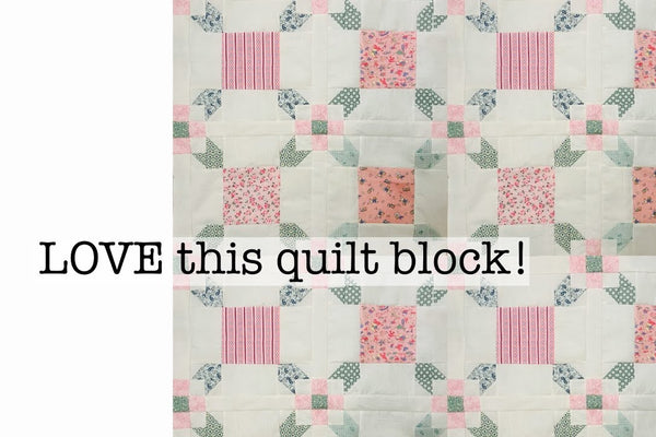 A Pretty Tulip Lady Fingers Quilt Block Tutorial