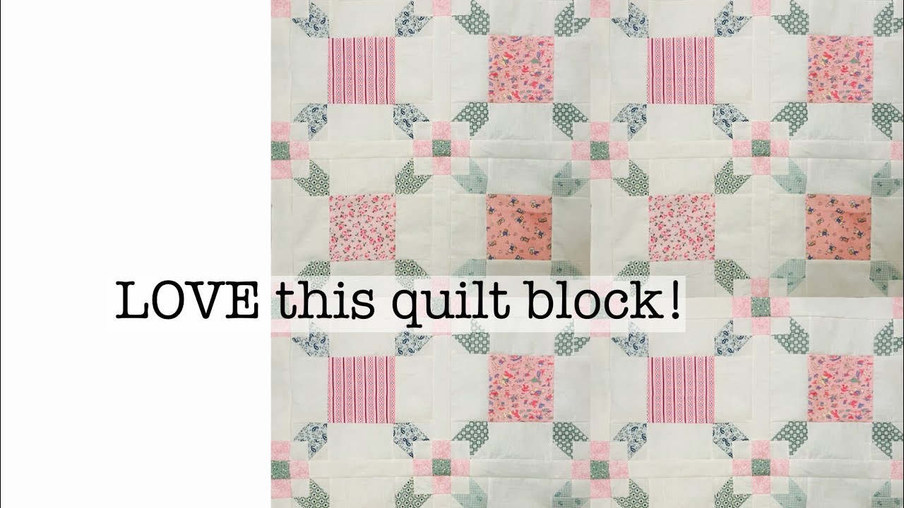 A Pretty Tulip Lady Fingers Quilt Block Tutorial