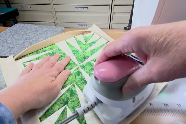 Adding a facing to a quilt for a clean modern edge instead of binding