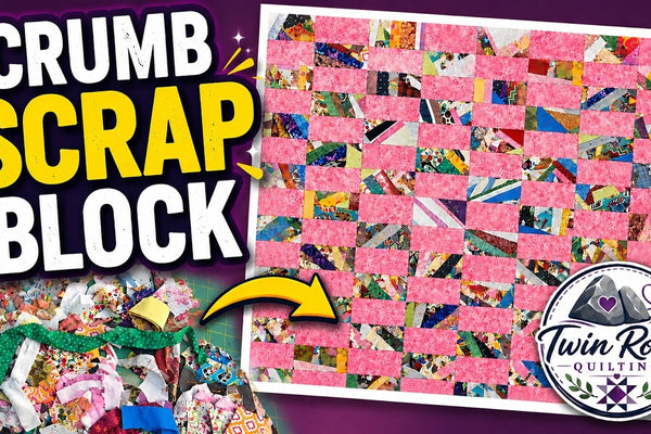 Don't throw away your scraps until you see this quilt, video by Twin Rock Quilting