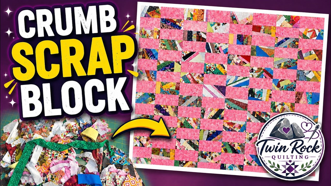 Don't throw away your scraps until you see this quilt, video by Twin Rock Quilting